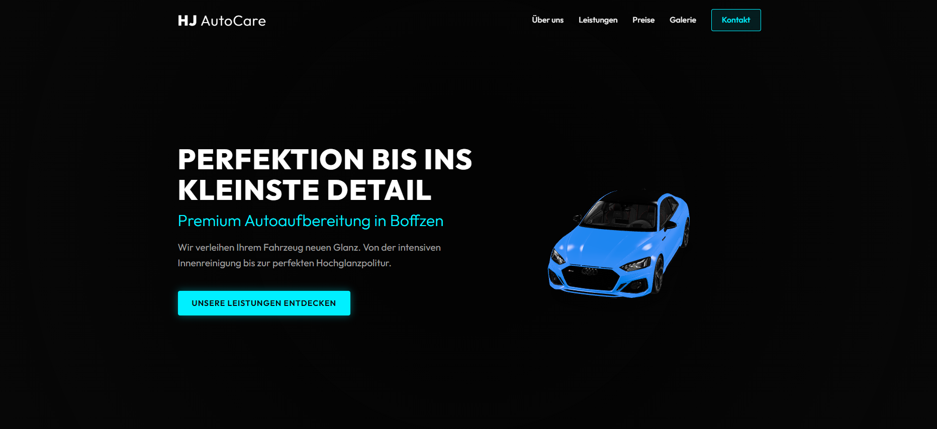 HJ AutoCare Template Preview